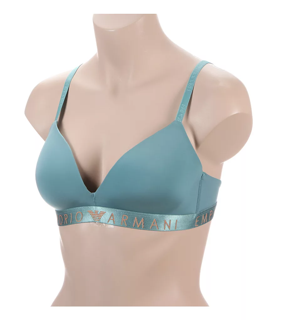 Iconic Microfiber Padded Triangle Bra Emporio Armani Iconic Microfiber Padded Triangle Bra -Her Room Store arm01 164410a 01