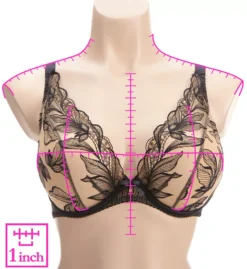 Aubade Fleur De Tattoo Plunging Bra -Her Room Store aubade aub001 tb12 ns7