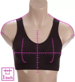 Comfort Revolution Microfiber Crop Bra - 2 Pack -Her Room Store bali bal001 x1j3 ns7