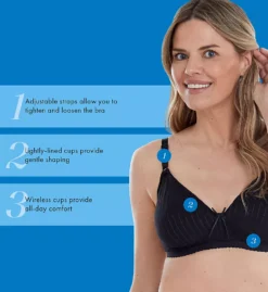 Bestform Striped Wireless Cotton Lightly-Lined Cup Bra 5 Bestform Striped Wireless Cotton Lightly-Lined Cup Bra -Her Room Store bestform befo01 5006248 cs2