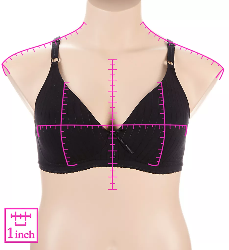 Striped Wireless Cotton Lightly-Lined Cup Bra Bestform Striped Wireless Cotton Lightly-Lined Cup Bra -Her Room Store bestform befo01 5006248 ns7