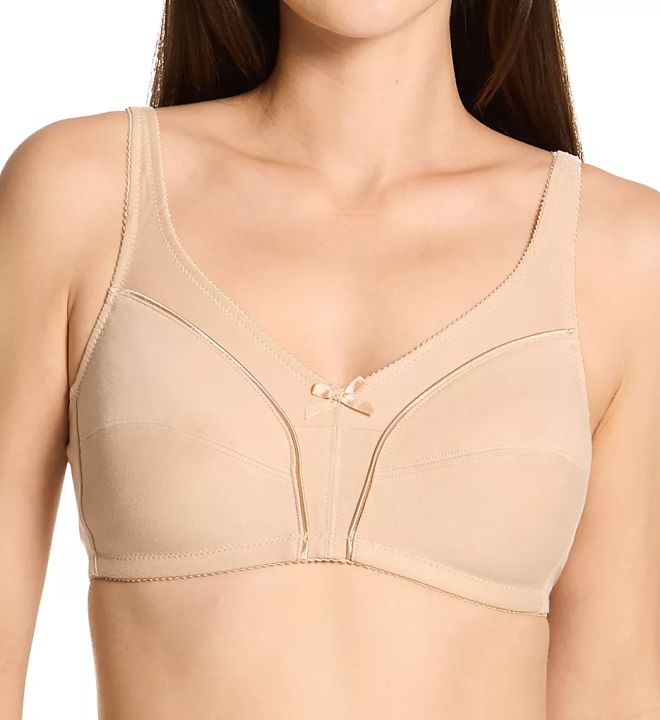 Comfort Wireless Cotton Bra w/ Unlined Seamed Cups Bestform Comfort Wireless Cotton Bra W/ Unlined Seamed Cups -Her Room Store bestform befo01 5006825 gs