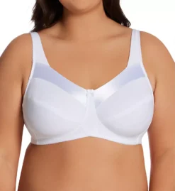 Bestform Satin Trim Wireless Cotton Bra - 2 Pack