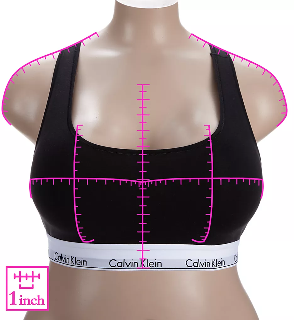 Modern Cotton Plus Size Unlined Bralette Calvin Klein Modern Cotton Plus Size Unlined Bralette -Her Room Store calvin klein cal001 qf5116 ns7