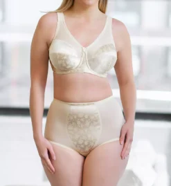 Full Figure Wireless Seamed Cup Bra 5 Full Figure Wireless Seamed Cup Bra -Her Room Store cortland intimates cort01 7102 cs2