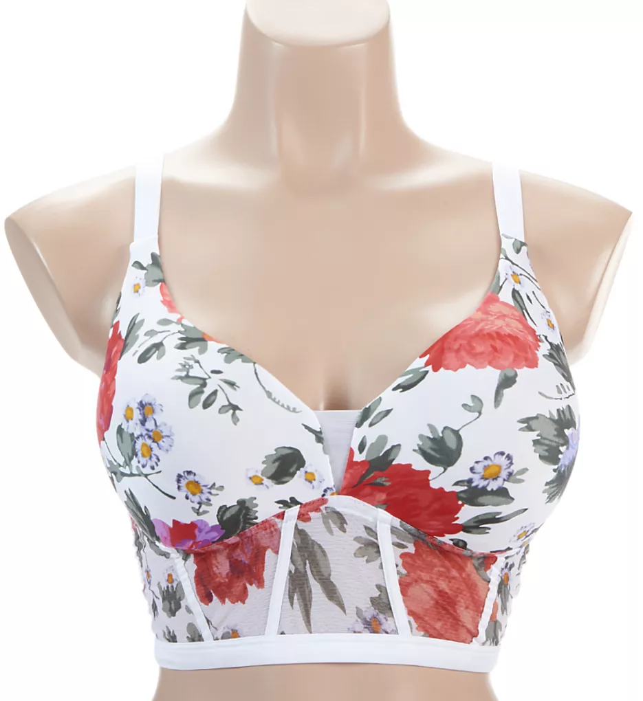 Sardegna Printed Curvy Plunge Longline Bra Cosabella Sardegna Printed Curvy Plunge Longline Bra -Her Room Store cosabella cos001 sar1162 fs