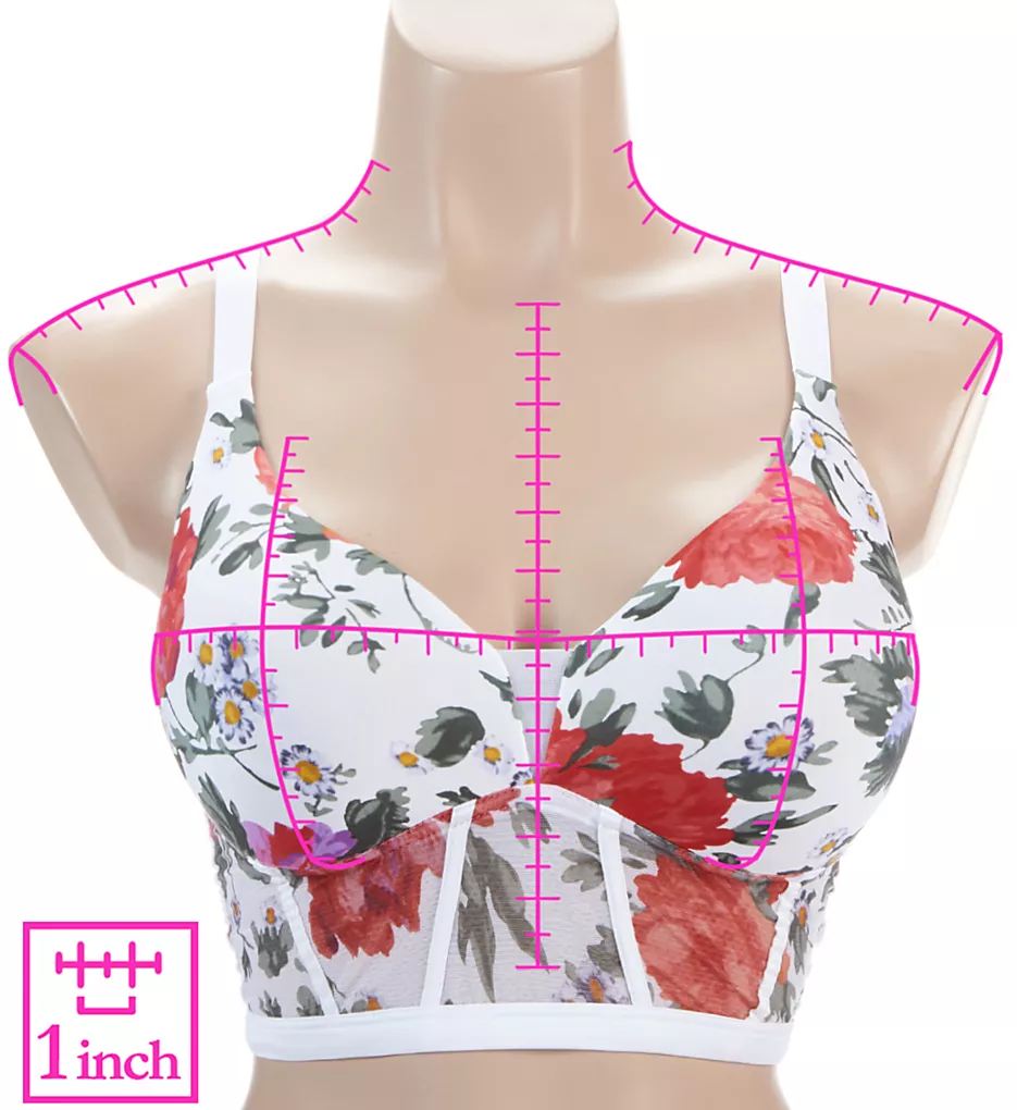 Sardegna Printed Curvy Plunge Longline Bra Cosabella Sardegna Printed Curvy Plunge Longline Bra -Her Room Store cosabella cos001 sar1162 ns7