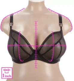 Curvy Kate Lifestyle Sheer Plunge Multi Part Cup Bra -Her Room Store curvy kate cuka01 ck5711 ns7