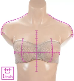 DKNY Modern Lace Unlined Strapless Bra -Her Room Store dkny dkny01 dk4025 ns7