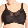 Embroidered Microfiber Wireless Soft-cup Bra