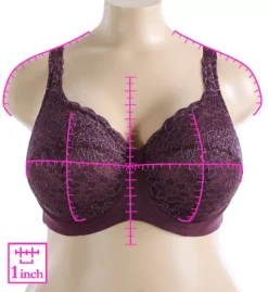 Full Coverage Stretch Lace Underwire Bra -Her Room Store elila elil01 2311 ns7