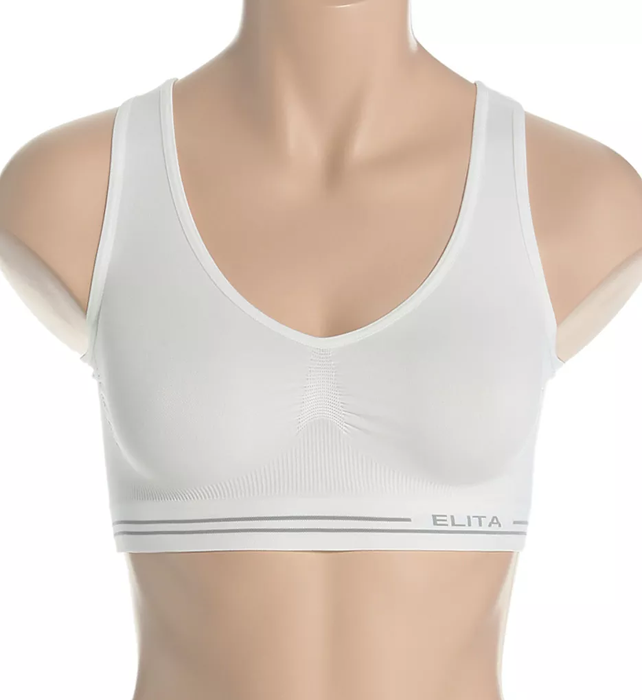 Signature Seamless Molded Crop Top Bra Signature Seamless Molded Crop Top Bra -Her Room Store elita eli001 s858 fs
