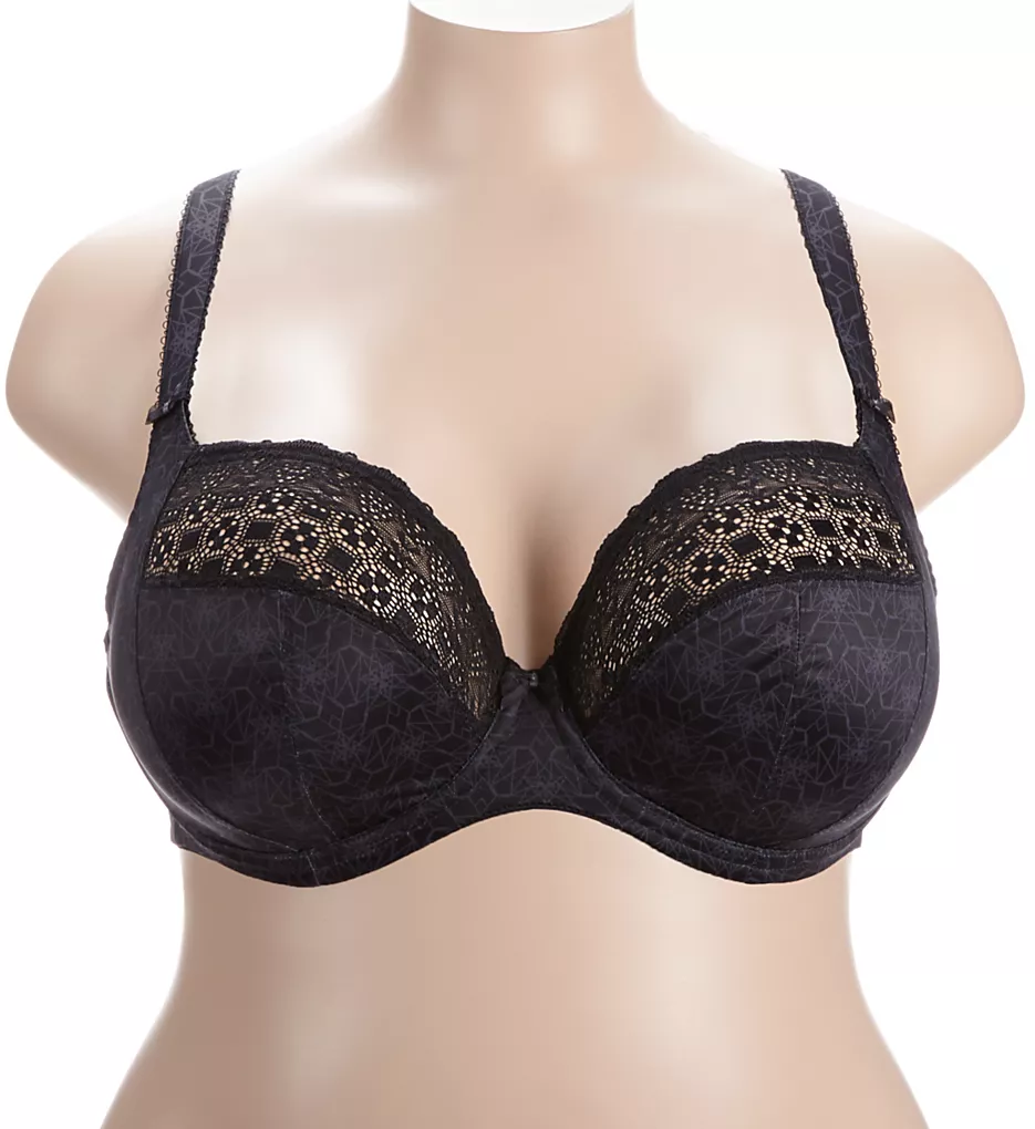 Kim Underwire Stretch Lace Plunge Bra ELOMI Kim Underwire Stretch Lace Plunge Bra -Her Room Store elomi elom01 el4340 fs
