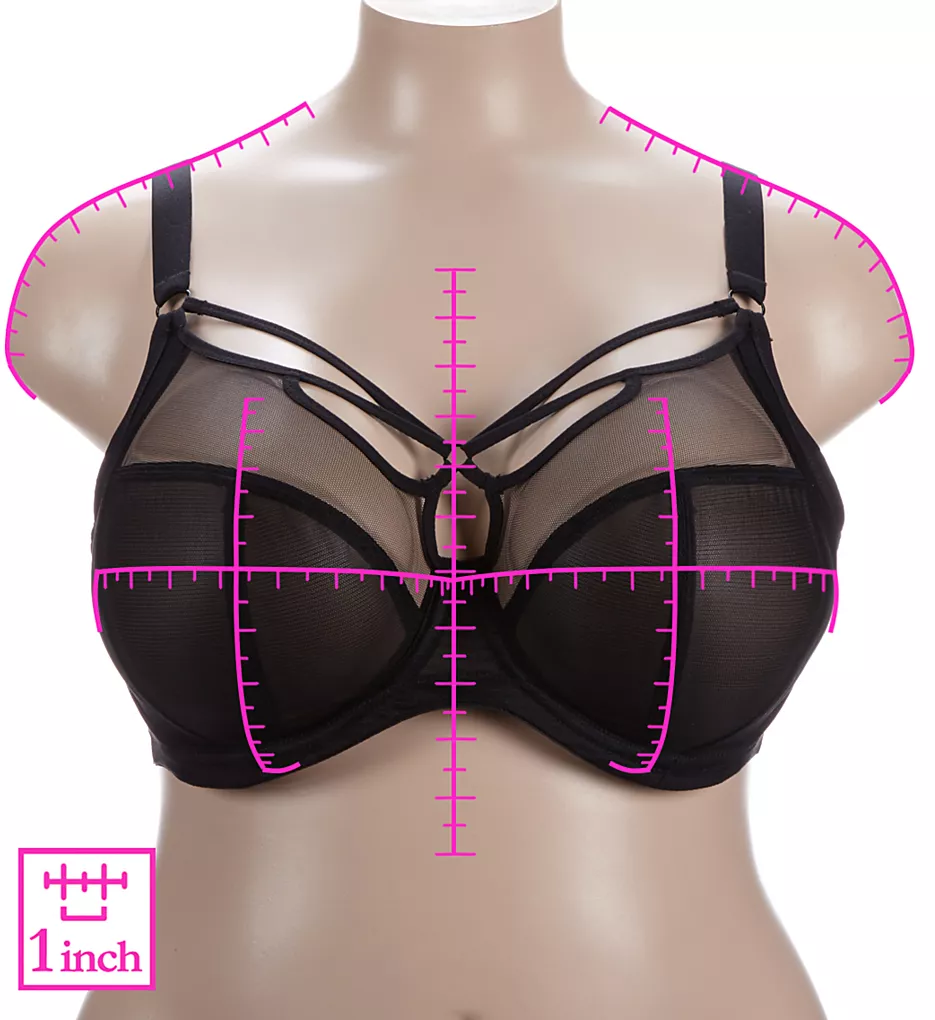 Sachi Caged Plunge Underwire Bra ELOMI Sachi Caged Plunge Underwire Bra -Her Room Store elomi elom01 el4350 ns7