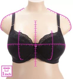 ELOMI Brianna Underwire Padded Half Cup Bra -Her Room Store elomi elom01 el8081 ns7