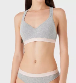 Emporio Armani Iconic Logoband Padded Bralette Bra