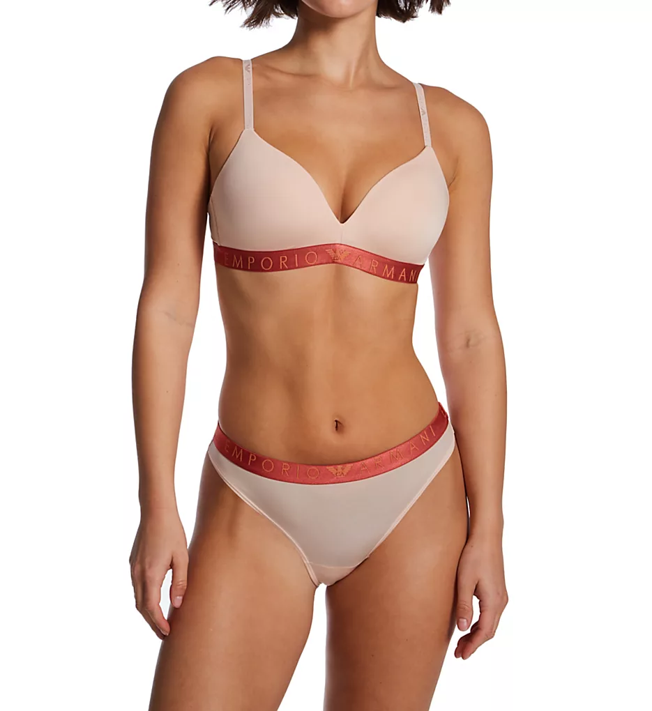 Iconic Microfiber Padded Triangle Bra Emporio Armani Iconic Microfiber Padded Triangle Bra -Her Room Store emporio armani arm01 164410a cs3