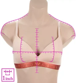 Emporio Armani Iconic Microfiber Padded Triangle Bra 3 Emporio Armani Iconic Microfiber Padded Triangle Bra -Her Room Store emporio armani arm01 164410a ns7