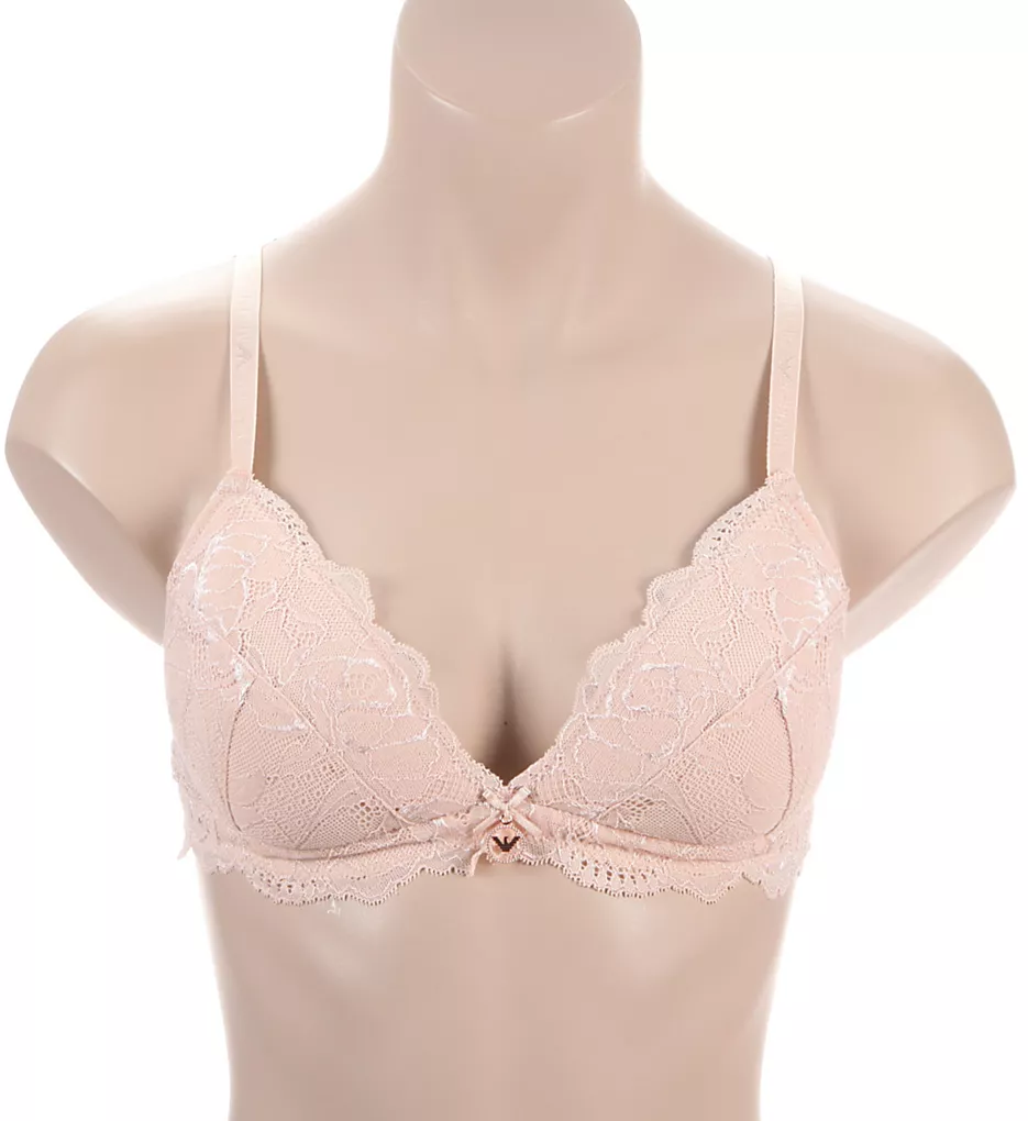Eternal Lace Padded Triangle Bra Emporio Armani Eternal Lace Padded Triangle Bra -Her Room Store emporio armani arm01 164603 fs