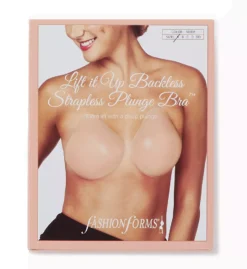 Lift It Up Backless Strapless Plunge Adhesive Bra 2 Lift It Up Backless Strapless Plunge Adhesive Bra -Her Room Store fashion forms fas001 16852 bs