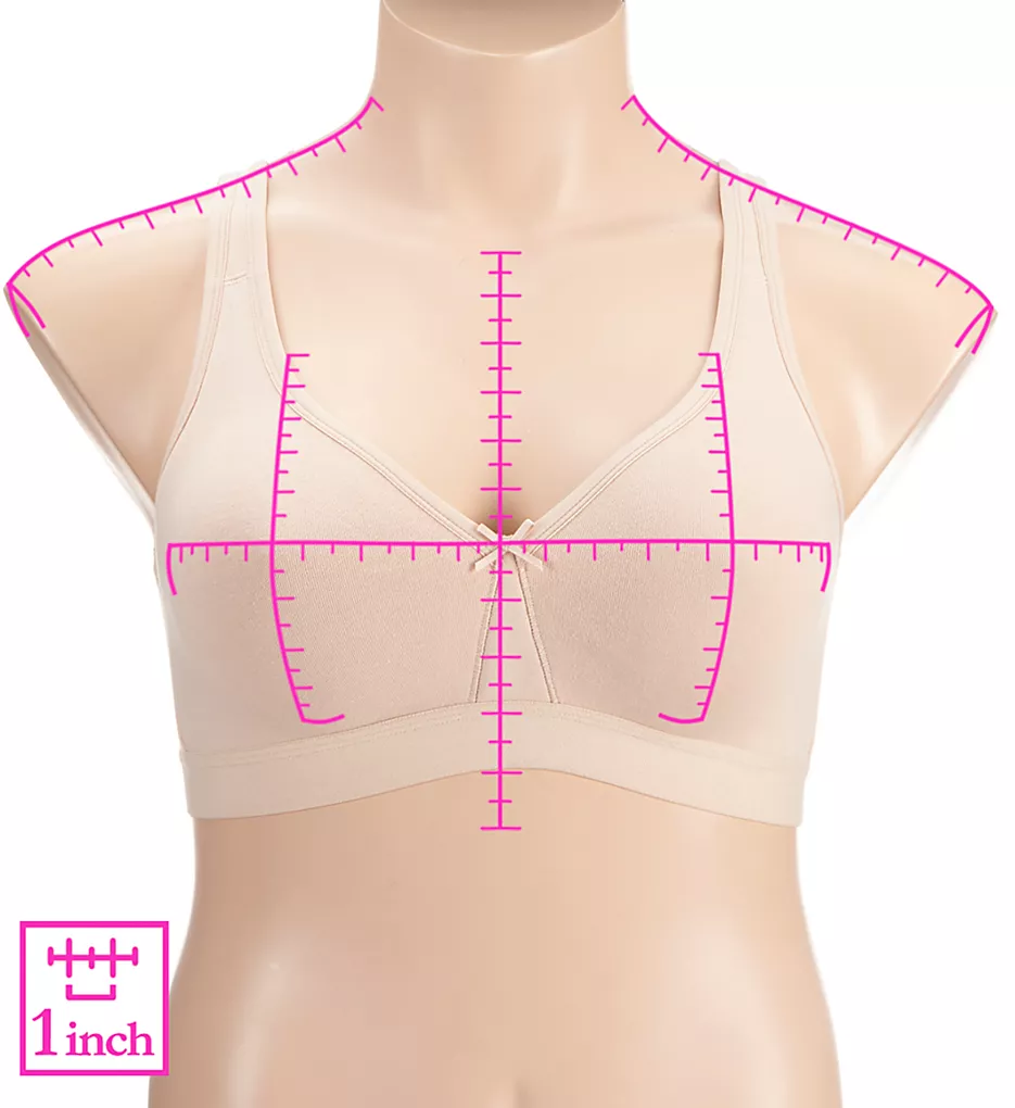 Beyond Soft Wireless Plus Size Cotton Bra FRUIT OF THE LOOM Beyond Soft Wireless Plus Size Cotton Bra -Her Room Store fruit of the loom fotl01 ft811 ns7