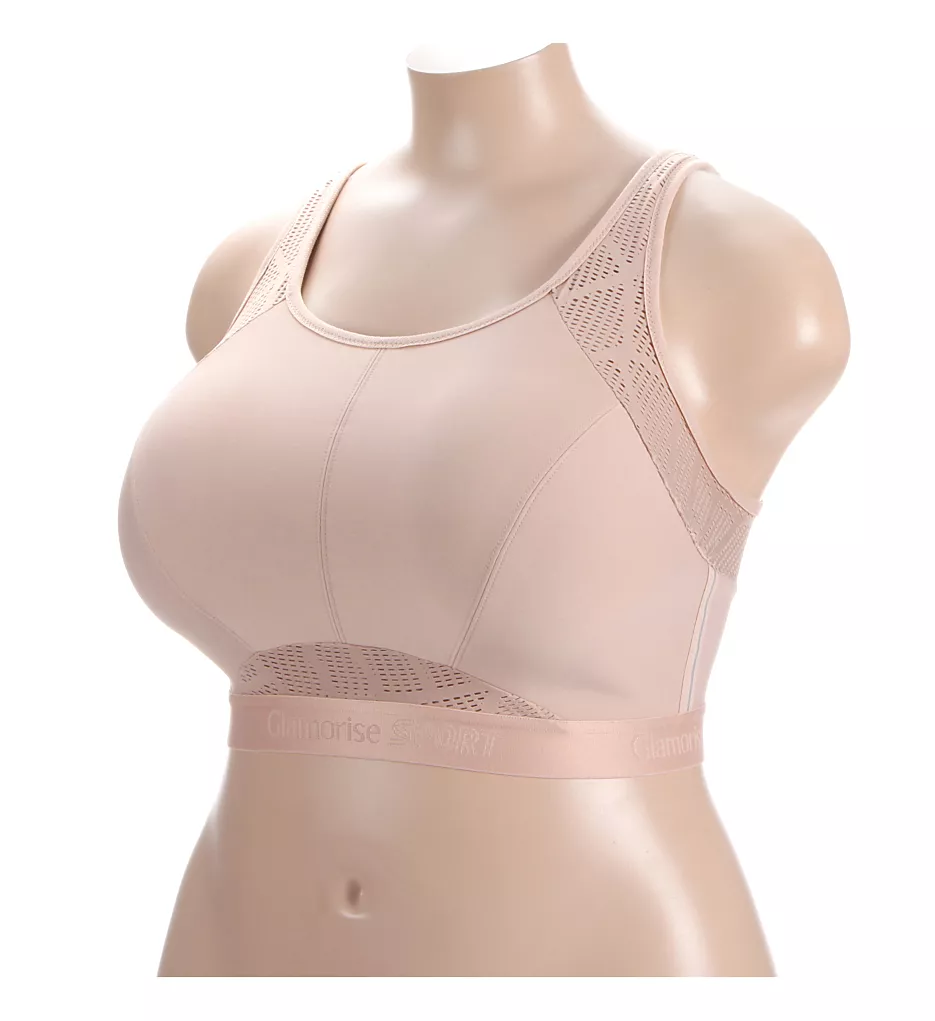 No Sweat Mesh Ventilated Wire Free Sports Bra Glamorise No Sweat Mesh Ventilated Wire Free Sports Bra -Her Room Store glam01 1068 01