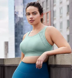 Glamorise No Sweat Mesh Ventilated Wire Free Sports Bra 4 Glamorise No Sweat Mesh Ventilated Wire Free Sports Bra -Her Room Store glamorise glam01 1068 cs1