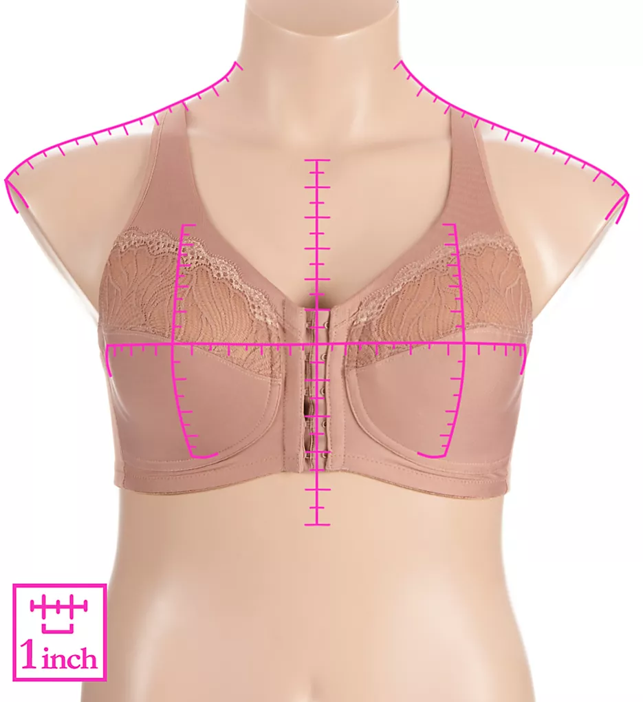Magic Lift Natural Shape Front-Close Support Bra Glamorise Magic Lift Natural Shape Front-Close Support Bra -Her Room Store glamorise glam01 1210 ns7