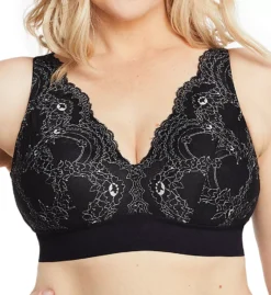 Glamorise Bramour Lexington Lace Plunge Bralette