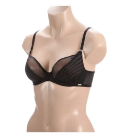 Gossard Sheer Stripe Non Padded Underwire Plunge Bra -Her Room Store gos001 18825 01