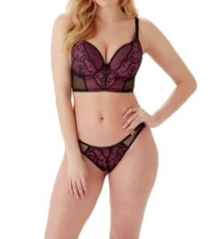 Gossard VIP Indulgence Longline Underwire Plunge Bra -Her Room Store gossard gos001 18701 cs2