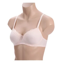 HANRO Cotton Lace Spacer T-Shirt Underwire Bra 10 HANRO Cotton Lace Spacer T-Shirt Underwire Bra -Her Room Store han001 72433 01