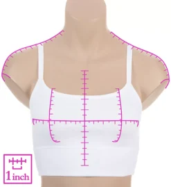 Hanes Stretch Long Line Pullover Bralette - 2 Pack -Her Room Store hanes hane01 dho104 ns7