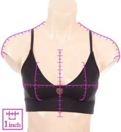 Hanes Authentic Longline Triangle Bralette -Her Room Store hanes hane01 dhy204 ns7