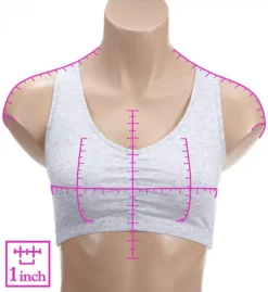 Hanes ComfortBlend With X-Temp Pullover Bra - 2 Pack -Her Room Store hanes hane01 mhh570 ns7