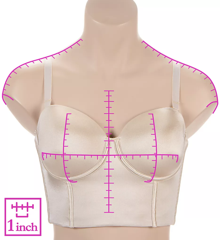 Strapless Contouring Bustier Bra Strapless Contouring Bustier Bra -Her Room Store leonisa leo001 091060 ns7