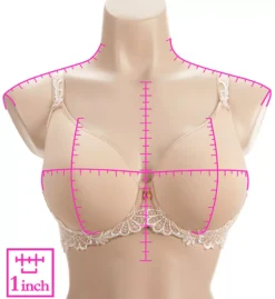 Dressing Floral 3D Spacer Plunge Underwire Bra -Her Room Store lise charmel lich01 acc2788 ns7