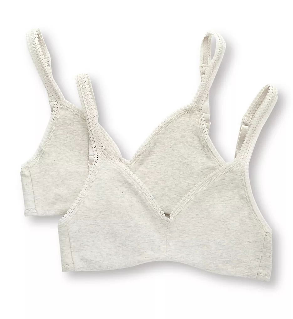 Cabana Cotton Bralette - 2 Pack Cabana Cotton Bralette - 2 Pack -Her Room Store ongossamer ong001 10404p2 cs1