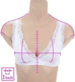 Organic Cotton High Point Bra With Lace -Her Room Store only hearts ohrt01 10022 ns7