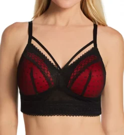 Parfait Mia Dot Wire Free Padded Mesh Bralette