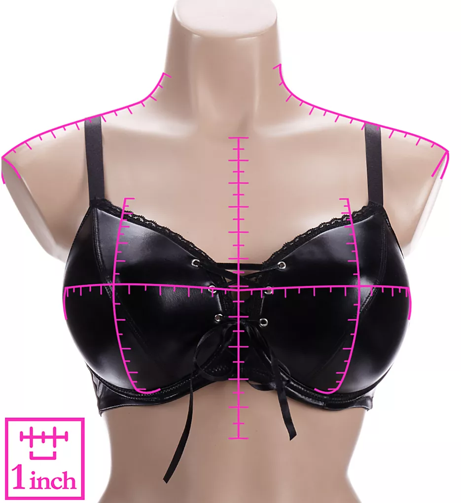 Contradiction Scandal Lace Up Padded Bra Pour Moi Contradiction Scandal Lace Up Padded Bra -Her Room Store pour moi pmoi01 12400 ns7