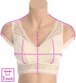 Ahh Pin-Up Lace Leisure Bra With Removable Pads 3 Ahh Pin-Up Lace Leisure Bra With Removable Pads -Her Room Store rhonda shear rhon01 672p ns7