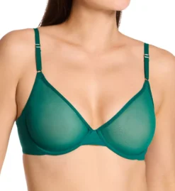 Sheer Mesh Demi Underwire Bra