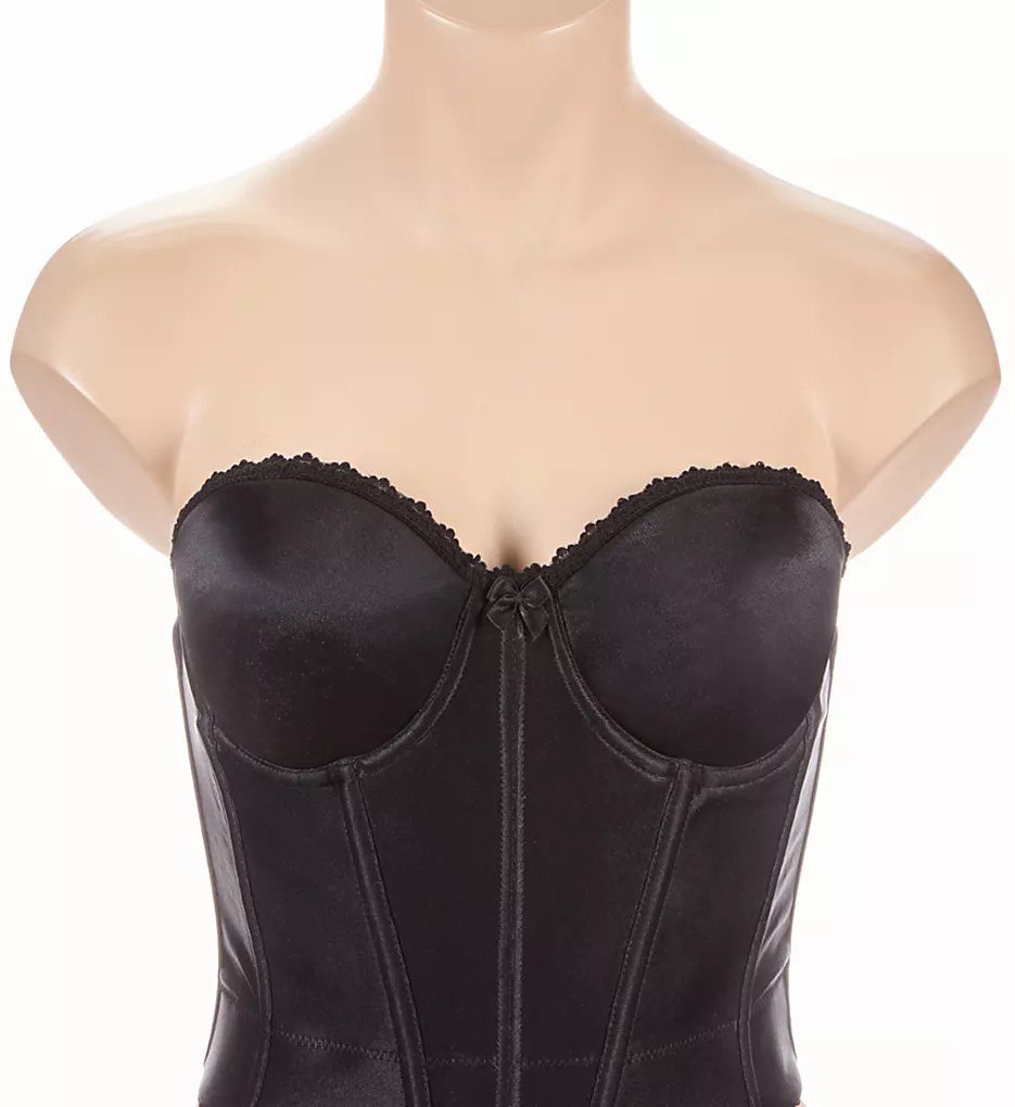 Vintage Strapless Low Back Longline Bra Vintage Strapless Low Back Longline Bra -Her Room Store va bien vab001 506 fs