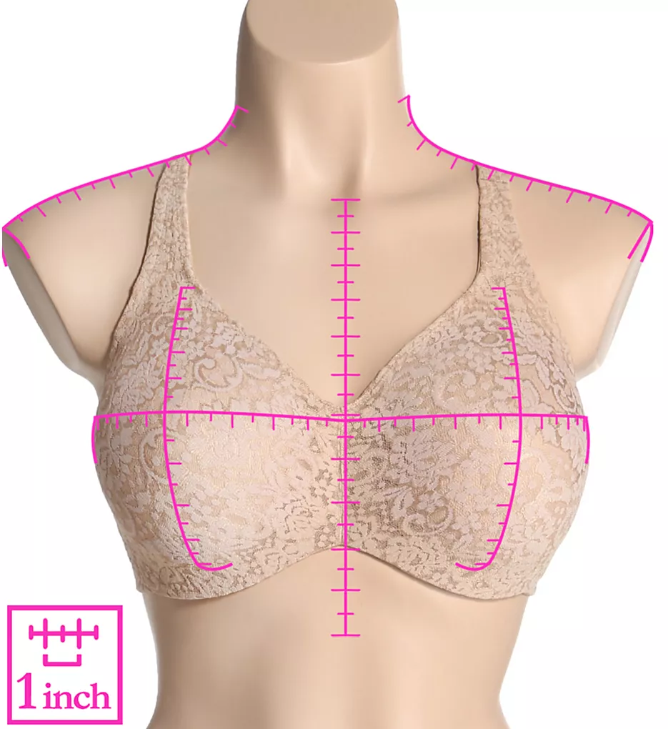 Halo Lace Full Figure Underwire Bra Wacoal Halo Lace Full Figure Underwire Bra -Her Room Store wacoal wac001 65547 ns7