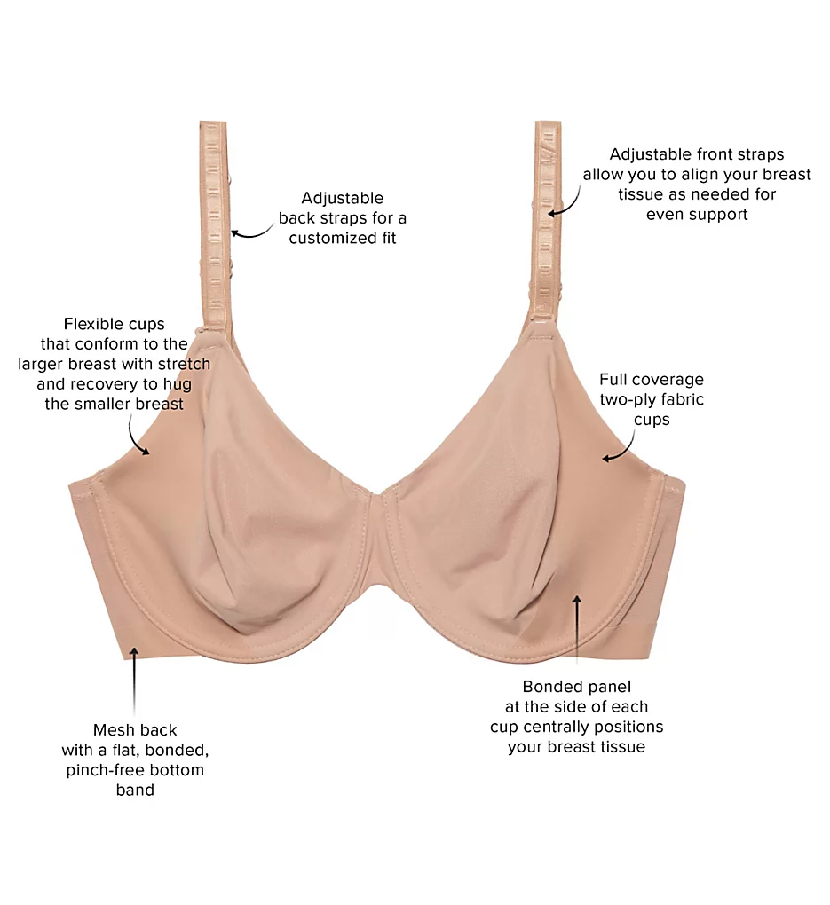 Shape Revelation Uneven Underwire Bra Wacoal Shape Revelation Uneven Underwire Bra -Her Room Store wacoal wac001 855487 cs5